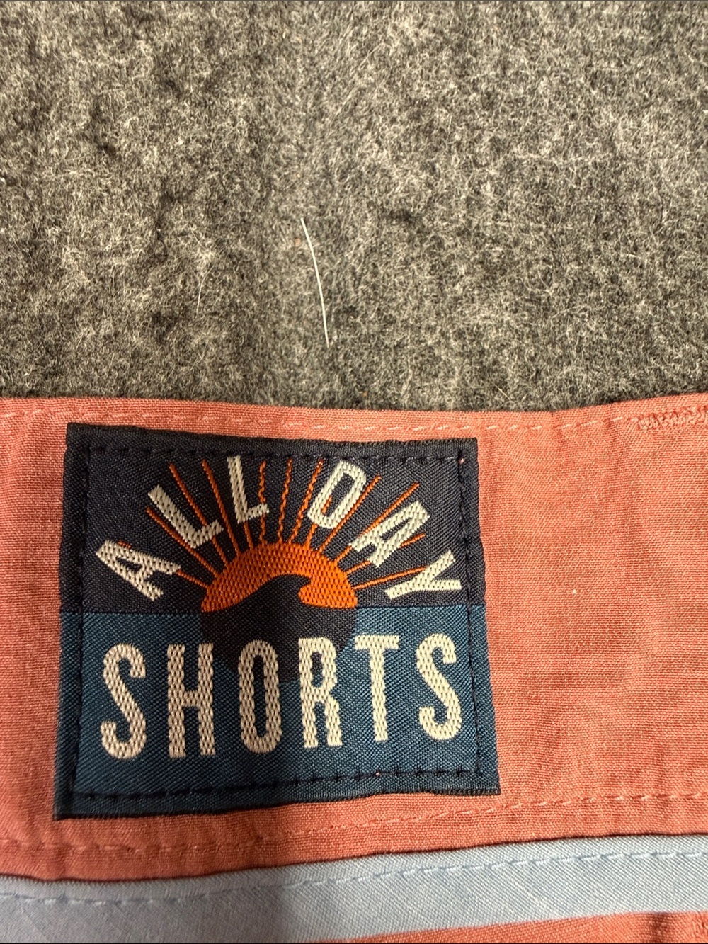 Faherty Washed Rose Flat-Front Cotton Shorts - Picture 2 of 6